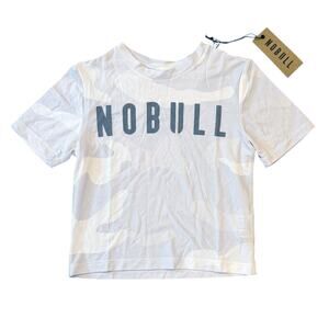 NWT NOBULL Kid’s Camo Tee White Size S